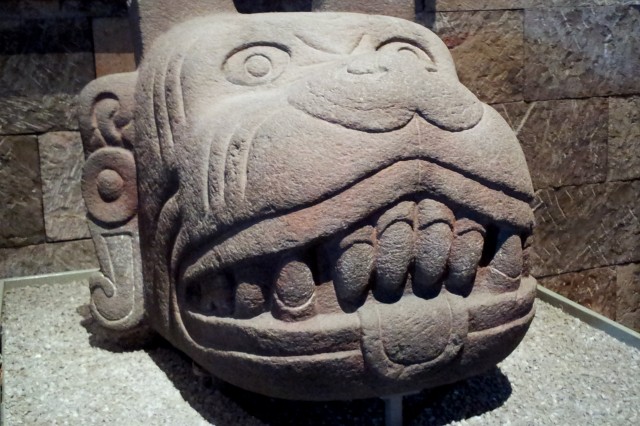 dog-headed sculpture