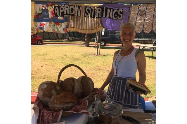 Karen Hirsch at the Farmers Market