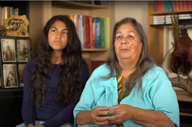 Grandmother and Granddaughter 