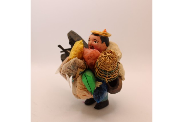 small Bolivian doll of a street vendor 