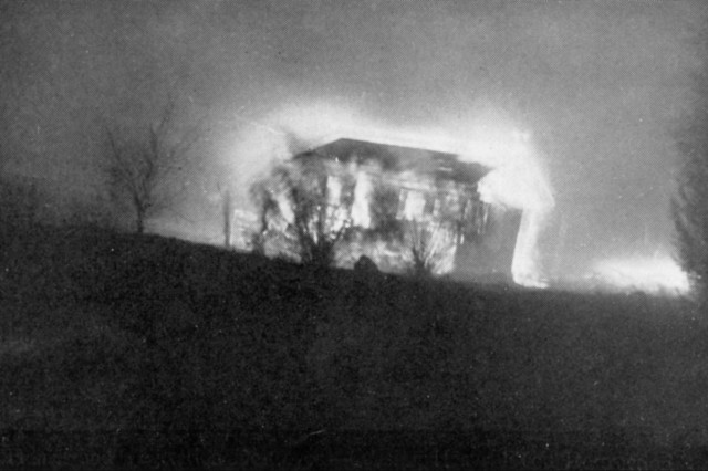 Fire north of Montrose-La Crescenta, November 1933.