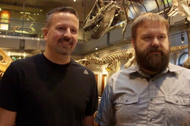 Dino inspirations with Robert Kirkman and Jason Howard