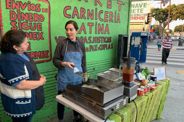 Jocelyn Ramirez taco stand