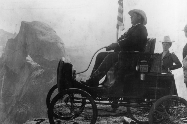 Locomobile Half Dome in the Background