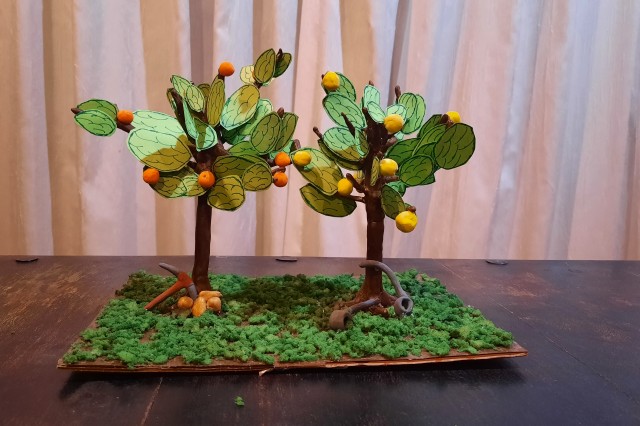 Nia&#039;s object, a lemon and orange tree