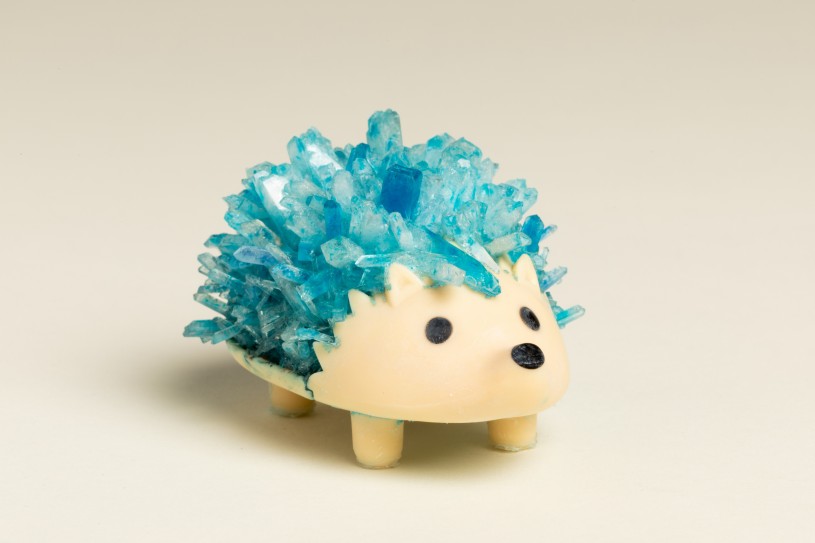 Colorful Hedgehog Christmas tree ornament