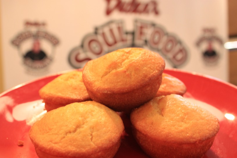 Cornbread on a plate