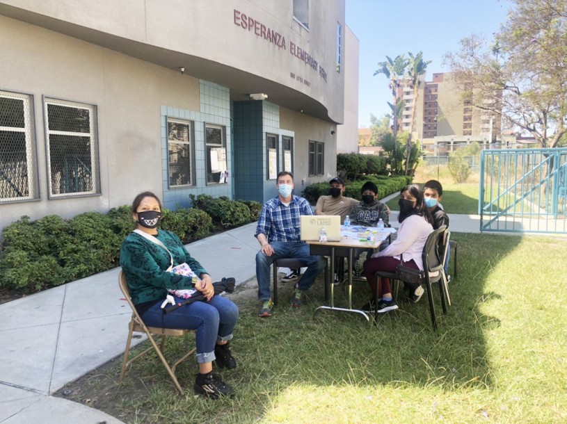 Esperanza Elementary Student Birders and Principal Rumble 